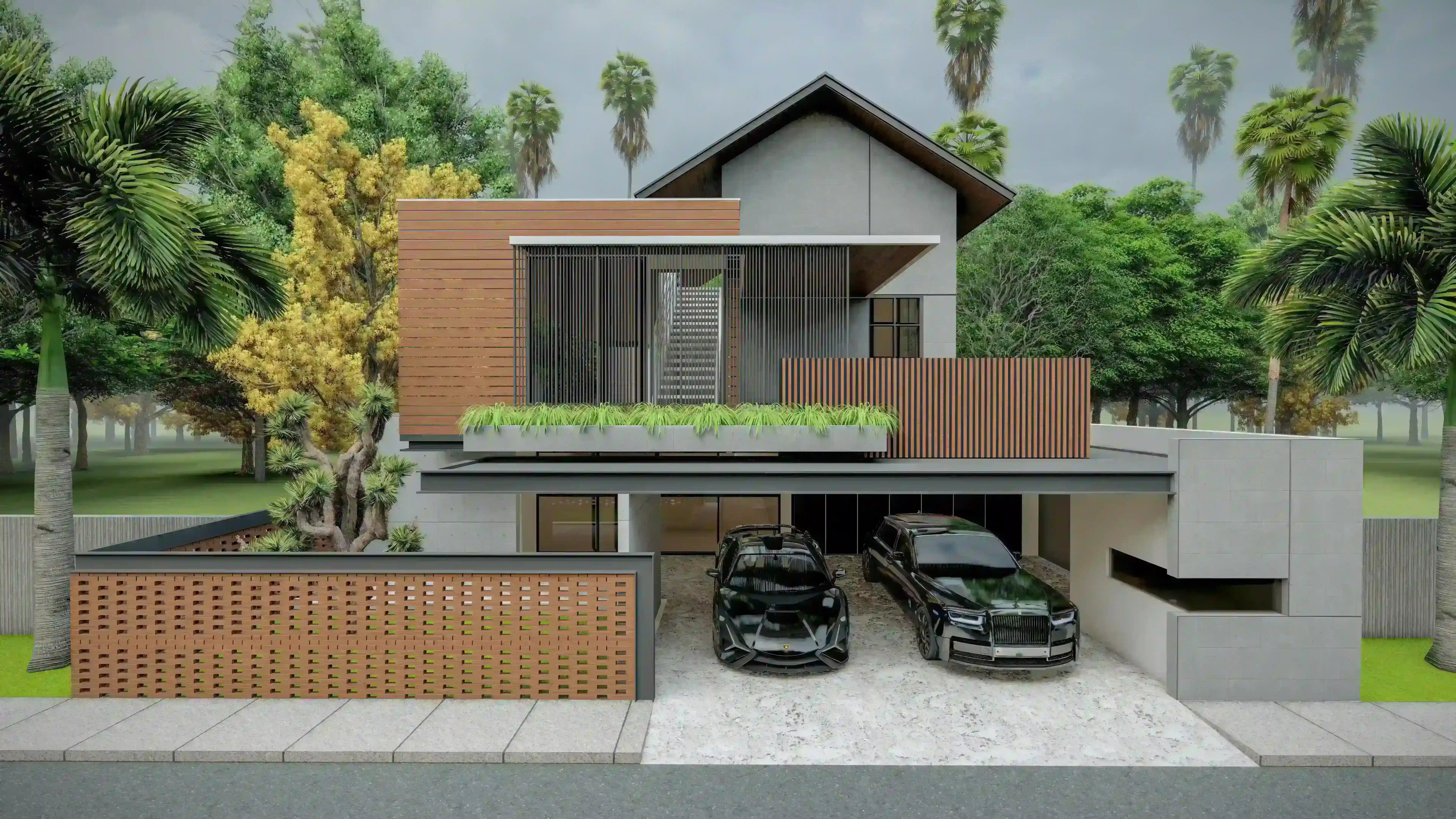 Desain rumah modern